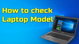 How to check laptop model  Laptop model number check