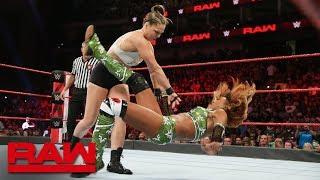 Ronda Rousey vs. Alicia Fox Raw Aug. 6 2018