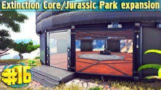 Топовый строительный мод и мозазавр  #16 Extinction Core и Jurassic Park Expansion