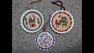 Flosstube Extra Cross Stitch Tart Finishing Tutorial