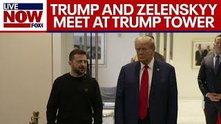 BREAKING Trump and Zelenskyy Meet At Trump Tower on War in Ukraine Trump Vows To END THE WAR