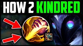 KINDRED SHREDS EVERYONE - How to Kindred & Carry Best BuildRunes Kindred Guide Season 14