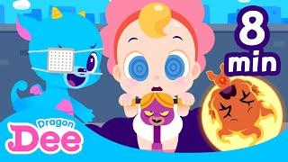 What should I do?   Safety Game Compilation  8 mins｜Baby Bella is Curious｜Dragon Dee for Kids