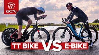 Time Trial Bike Vs De-Restricted E Bike Which Is Faster?