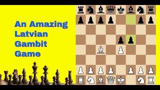 An Amazing Latvian Gambit Game  David Moody vs Les LeRoy Smith Michigan Open 1982