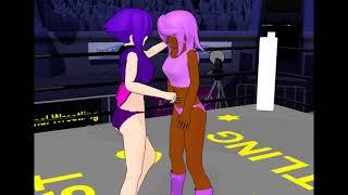 MMDStardust Wrestling Purple dominates Lavender