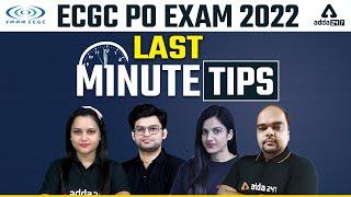 Last Minutes Tips for ECGC PO 2022  ECGC PO Preparation Tips