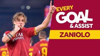 NICOLÒ ZANIOLO  Every goal and assist for Roma so far