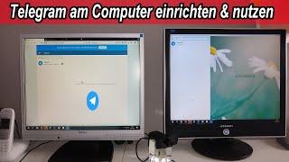 Telegram am Windows 10 PC - Telegram über Web & Desktop einrichten & über Computer  Laptop nutzen