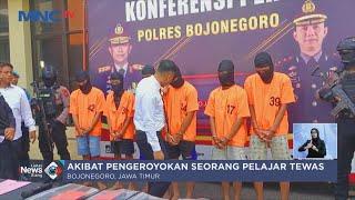 Polisi Bekuk Sembilan Pengeroyok Pelajar hingga Tewas di Bojonegoro - LIS 1202