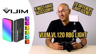 VIJIM Ulanzi VL120 RGB Video Light  Review  Sample Footage