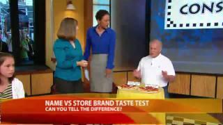 Taste Test Name Brand vs. Store Brand