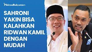 Ahmad Sahroni Yakin Bisa Kalahkan Ridwan Kamil di Pilkada Jakarta dengan Sangat Mudah