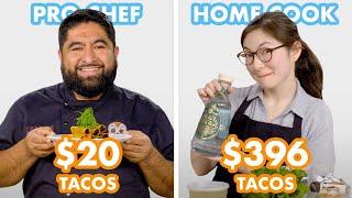 $396 vs $20 Tacos Pro Chef & Home Cook Swap Ingredients  Epicurious