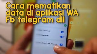 Cara Mematikan Data Whatsapp Youtube Facebook dll di HP Realme C55 Realme UI 4.0 Terbaru