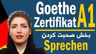 آمادگی آزمون آلمانی A1 بخش صحبت کردن آزمون شفاهی گوتهآموزش زبان آلمانی sprechen