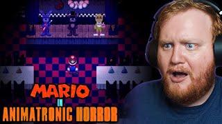 A MARIO + FNAF HORROR GAME? WE DON’T DESERVE THIS  Mario In Animatronic Horror FULL DEMO