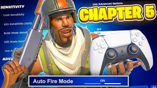 *NEW* Auto Fire Setting In Fortnite - Best Controller Settings Tutorial Chapter 5