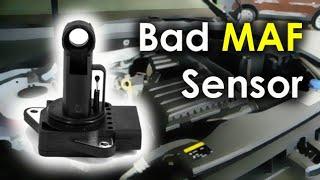 SYMPTOMS OF BAD MAF SENSOR  Mass Air Flow Sensor
