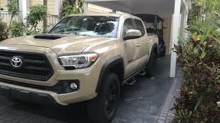 Toyota Tacoma 3rd Gen Blackout Fenders and emblems with Plasti Dip. #Tacoma