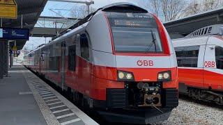 Mit dem neuen ÖBB Desiro ML von Lindau-Insel nach Lindau-Reutin