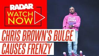 Chris Browns Bulge Sends Fans Into a Frenzy After Toronto Concert Bricked Up on Stage