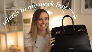 Whats In My Work Bag 9-5 Office Job Teddy Blake Bag Review