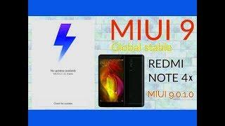 MIUI 9 STABLE REDMI NOTE 4X