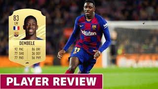 OUSMANE DEMBELE 83 PLAYER REVIEW  FIFA 21 ULTIMATE TEAM