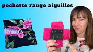 TUTO COUTURE - coudre une pochette range aiguilles