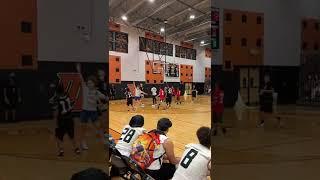 AJ shot in the basketball at Desert Edge High School in Goodyear.