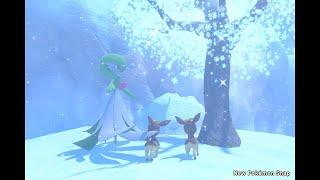 New Pokémon Snap Gardevoir and the Frost Tree