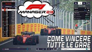 COME VINCERE TUTTE LE GARE - F1 MANAGER 23 - Gameplay ITA tutorial