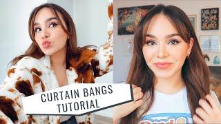 How to Cut Curtain Bangs