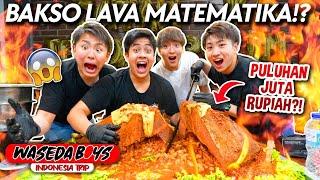 GILE MUKBANG BAKSO LAVA MATEMATIKA 30 KG BARENG WASEDABOYS  INDONESIA TRIP 7