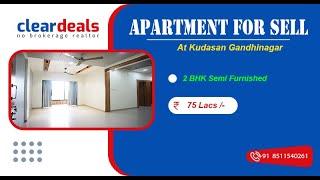 2 BHK Apartment for Sale in Pratistha Elegance Kudasan Gandhinagar at No Brokerage – Cleardeals