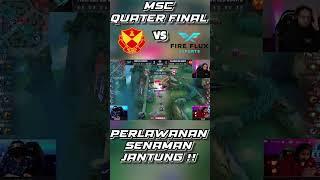 SRG VS FIRE FLUX  PERLAWANAN SENAMAN JANTUNG #MLBBMSC#MLBBNEXTCREATOR