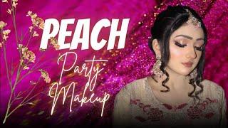 Soft glam makeup Party makeup Peach party makeup @shenshetutorials