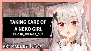 Taking Care Of A Neko Girl - Neko Girl x Listener ASMR Roleplay {F4M}