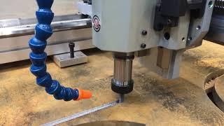 Milling with light weight portable milling machine