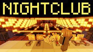 Awesome DANCE CLUB with MUSIC and LIGHTSHOW in minecraft