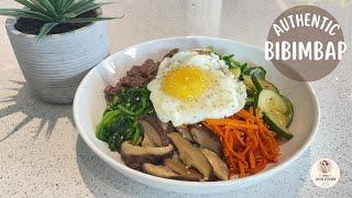 Authentic Korean Bibimbap Recipe 더 쉽고 빠르게 만드는 비빔밥 레시피