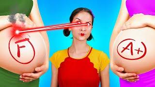 Silly Pregnant vs Smart Pregnant Cool Pregnant Hacks & Funny Moments