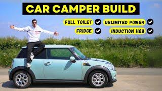 CAR CAMPING SETUP Micro car camper - full build