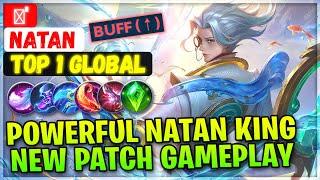 Powerful Natan King New Patch Gameplay  Top Global Natan  ㅤ  - Mobile Legends Emblem And Build