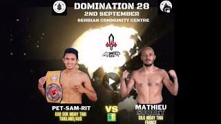 Pet Sam Rit Vs Mathieu Suquet - Domination Muay Thai 28