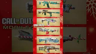 Christmas Series Legendary Camos   #codm #callofdutymobile#codmobile