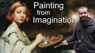 The Process of Finishing a Painting. How I Painted @ElenaSheidlina. Painting From Imagination
