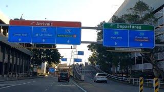 Driving to Sydney SYD Airport  Domestic Terminal P2 Parking  4K