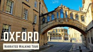 OXFORD  4K Narrated Walking Tour  Lets Walk 2021